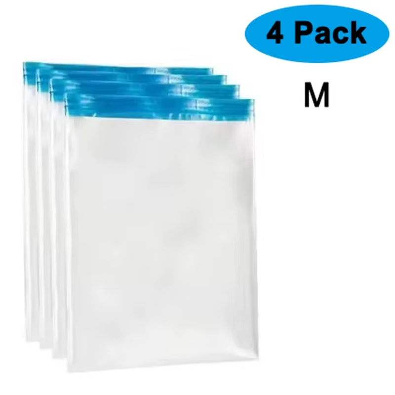 Travel Compression Bags, Roll up Travel Space Saver Bags for Luggage, Cruise Ship Essentials Cothes, Folding Compressed Bag