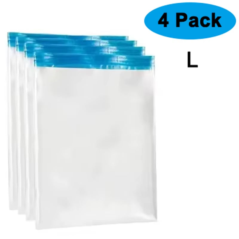 Travel Compression Bags, Roll up Travel Space Saver Bags for Luggage, Cruise Ship Essentials Cothes, Folding Compressed Bag