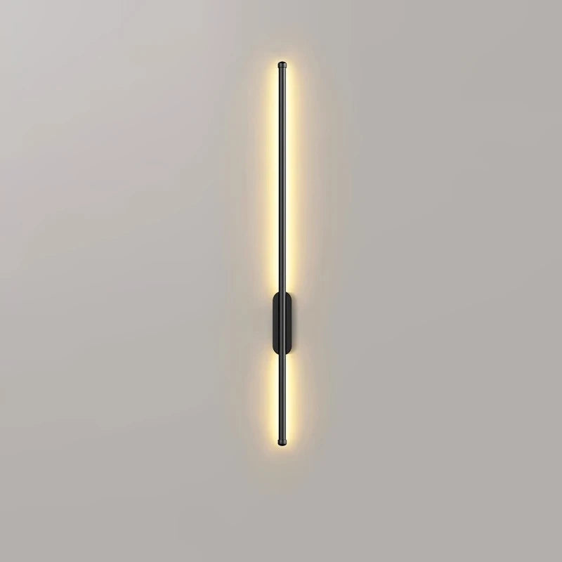Wall Lamp Bedroom Living Room Black Gold LED Wall Lamps Modern Simple Strip Ceiling Lights for Kitchen Corridor Lighting Fixture