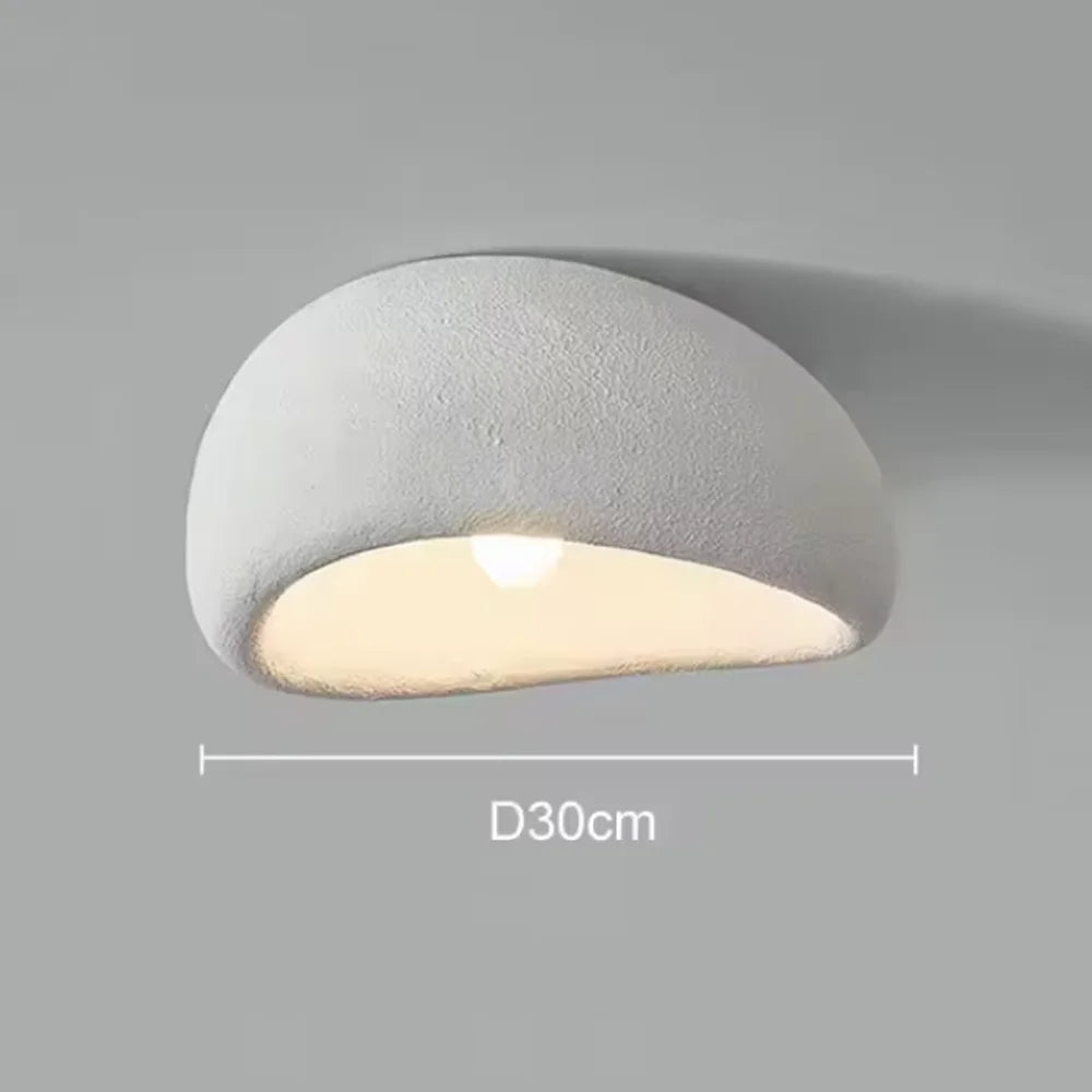 Nordic Wabi Sabi Led Ceiling Lamps Minimalist Ceiling Light for Living Room Modern Bedroom Home Decor Ceiling Chandelier Fixture
