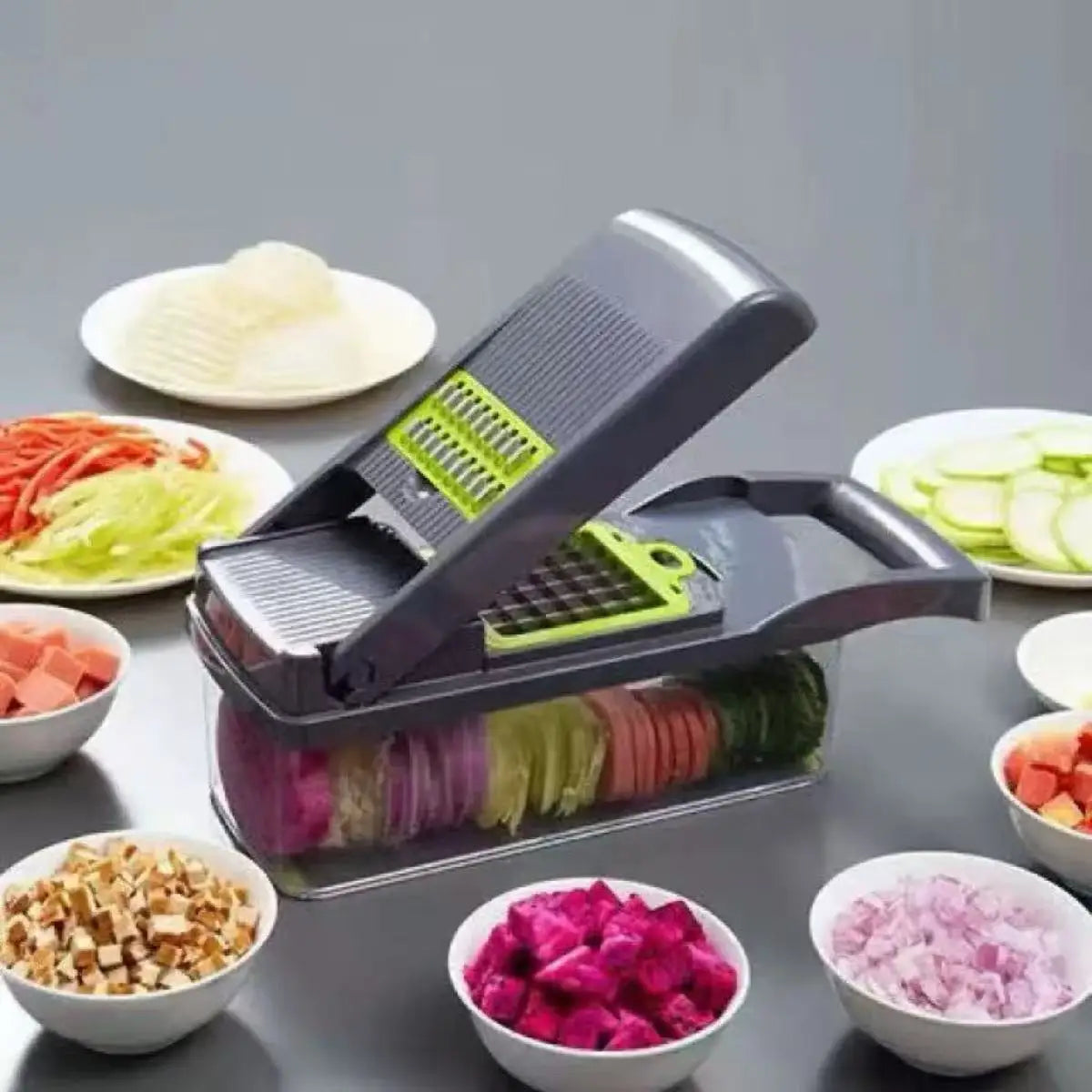 Vegetable Cutter Multifunctional Slicer Fruit Potato Peeler Carrot Grater Kitchen Accessories Basket Vegetable Slicer
