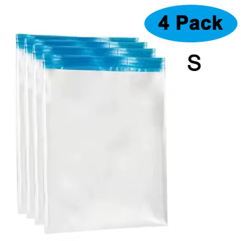 Travel Compression Bags, Roll up Travel Space Saver Bags for Luggage, Cruise Ship Essentials Cothes, Folding Compressed Bag